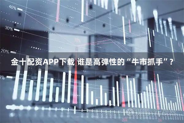 金十配资APP下载 谁是高弹性的“牛市抓手”?